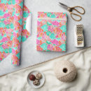Recherche de coquillages papier cadeau Tropical