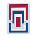 Recherche de formes géométriques magnets Rouge