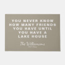 Search for lake house doormats Simple
