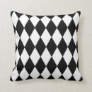 Search for black and white harlequin pillows Classic