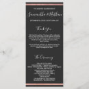 Search for outline wedding programs Black and white