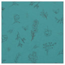 Search for dark teal fabric Botanical