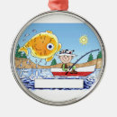 Search for cartoon fish ornaments Fisherman