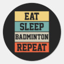 Recherche de badminton stickers Drôle