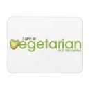 Search for veganism rectangular magnets Veggie