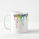 Search for watercolor splatter mugs Rainbow