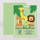 Search for giraffe 4x6 invitations Lion