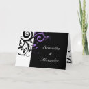 Search for lavender black wedding invitations Black and purple