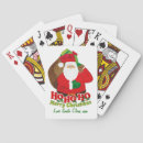 Recherche de christmas playing cards Santa claus