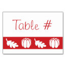 Search for pumpkins table cards Leaves