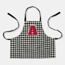 Search for houndstooth aprons White