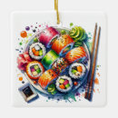 Search for sushi ornaments Japanese food