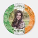 Search for irish blessing magnets Shamrocks
