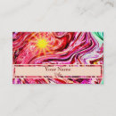 Search for abstract sun business cards Colourful