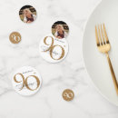 Search for 90th birthday confetti Gold
