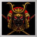 Recherche de masque japonais art Rouge