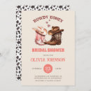 Search for cowboy bridal shower invitations Pink