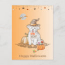 Search for dogs halloween cards Pumpkin