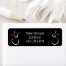 Search for red scarf return address labels Winter