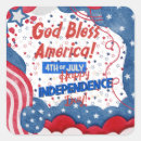 Search for god bless stickers 4th of july