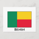 Recherche de drapeau du bénin cartes postales Benin