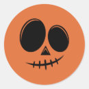 Recherche de halloween citrouille autocollants Noir orange