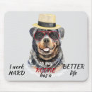Recherche de rottweiler tapis souris Mignon