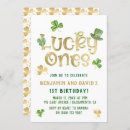 Recherche de st patrick anniversaire invitations Fête de premier anniversaire