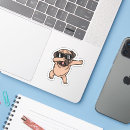 Search for dancing dog stickers Pug