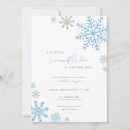 Search for snowflakes baby boy shower invitations Little snowflake