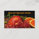 Search for grocery store business cards Fruit