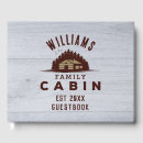 Search for cabin guest books Wood