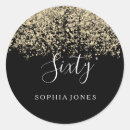 Search for gold sixtieth birthday stickers Script