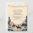 Search for western rehearsal dinner invitations Vintage