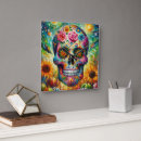 Search for sugar skull clocks Floral