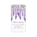 Search for wisteria return address labels Floral