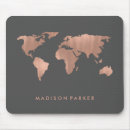 Recherche de continent tapis souris Monde