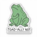 Recherche de grenouille drôle autocollants Mignon