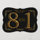 Search for 81st birthday invitations Elegant