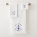 Search for navy bath towels Welcome aboard
