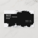 Search for spray paint business cards Splatter
