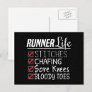 Recherche de humour marathon cartes postales Course
