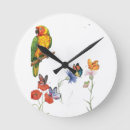 Recherche de perroquets horloges Fleurs