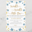 Recherche de star baby boy shower invitations Bleu
