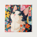 Search for whimsical cat art Vibrant