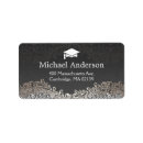 Search for silver damask return address labels Vintage