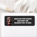 Search for scary return address labels Costume party