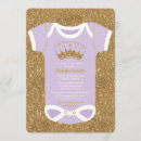 Search for lilac princess baby shower invitations Lavender