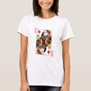 Search for queen of diamonds tshirts Poker