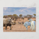 Recherche de rhinocéros cartes postales Licorne